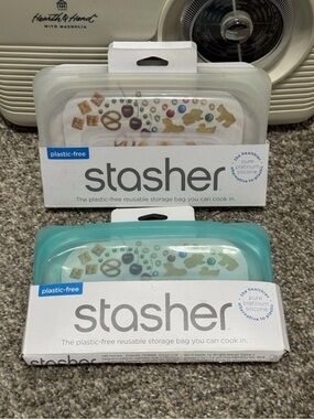 STASHER BAG DUO (Snack Size) brand new